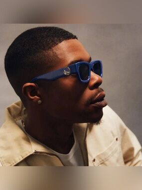 AKILA LA / NBA Jubilee Warriors Sunglasses Blue Retro 
 Jun 026)